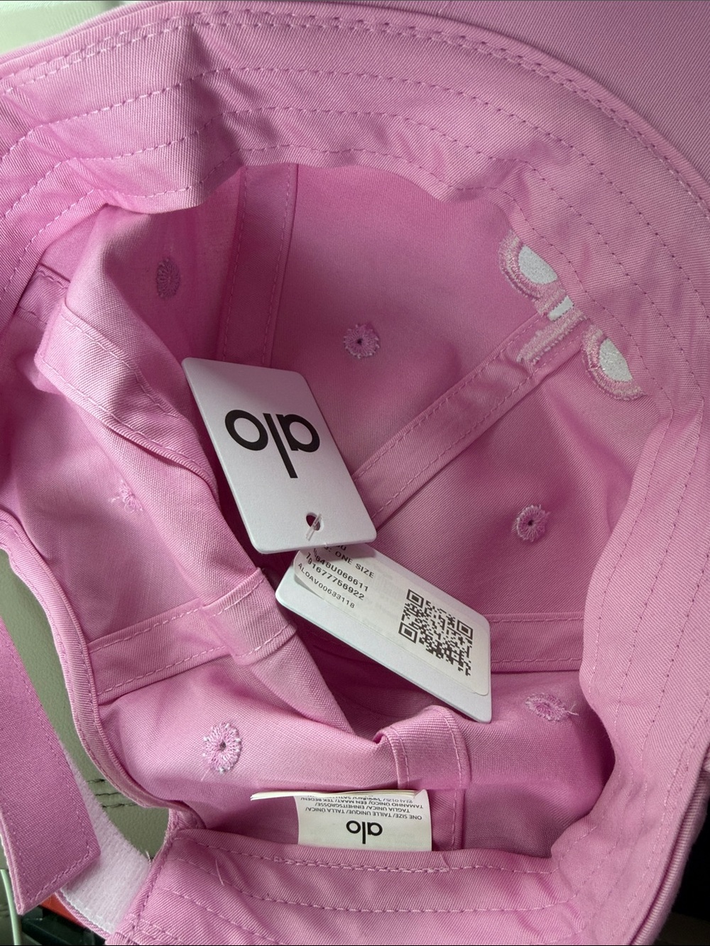 ALO Yoga Pink Logo Baseball Cap - Picture 3 of 4